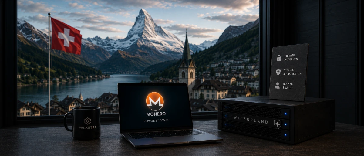 Monero Hosting in Switzerland: Anonymous VPS and Servers with No KYC