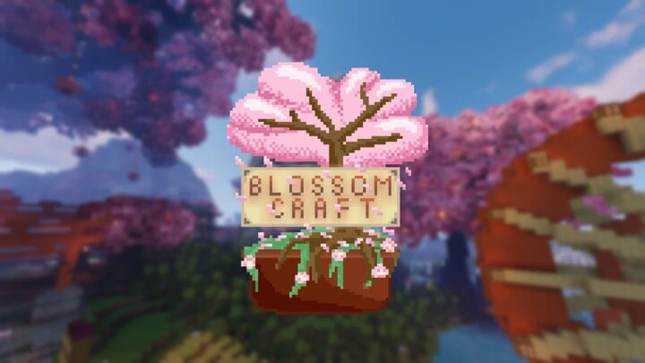 BlossomCraft Minecraft server lobby screenshot
