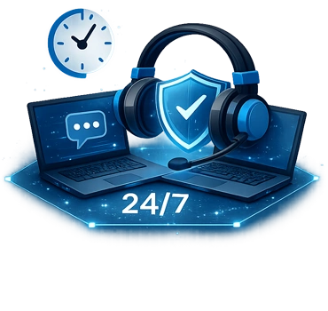 Features: 24/7 Expert Human Support