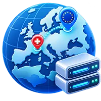 Finland and Switzerland server locations