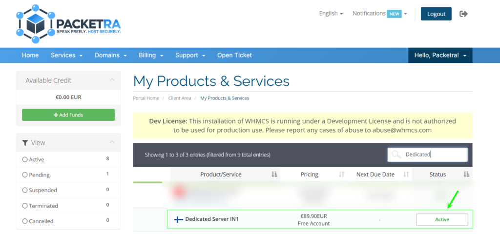 Product and Services overview